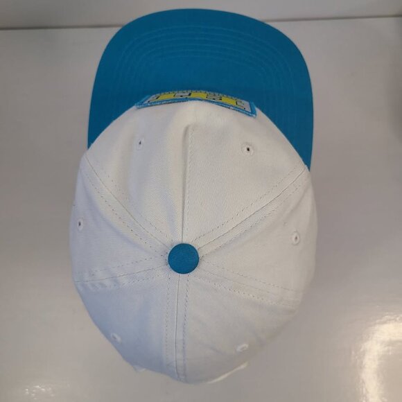 Hoonigan Industries Snapback Hat Blue White Baseball Cap HI Patch Adjustable - Picture 5 of 8